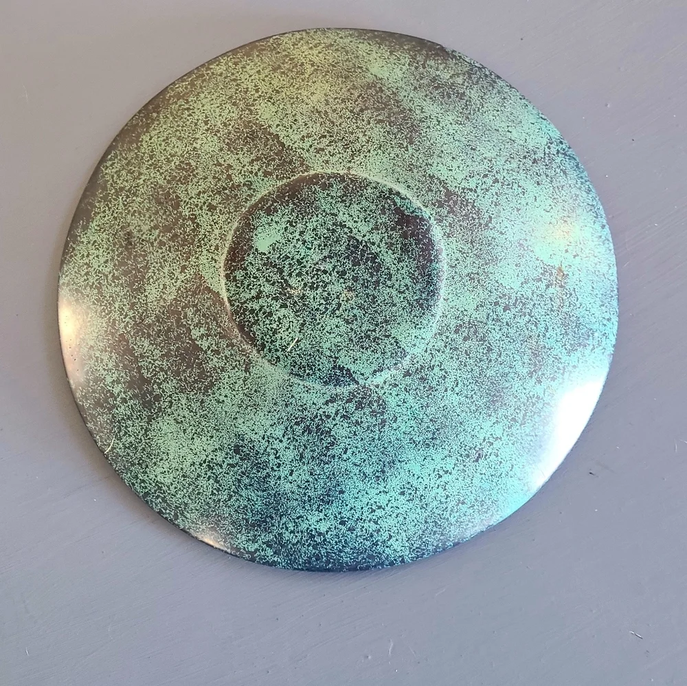 Hand Painted Decorative Plate from Kenya